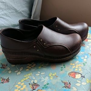 Leather Dansko Clogs